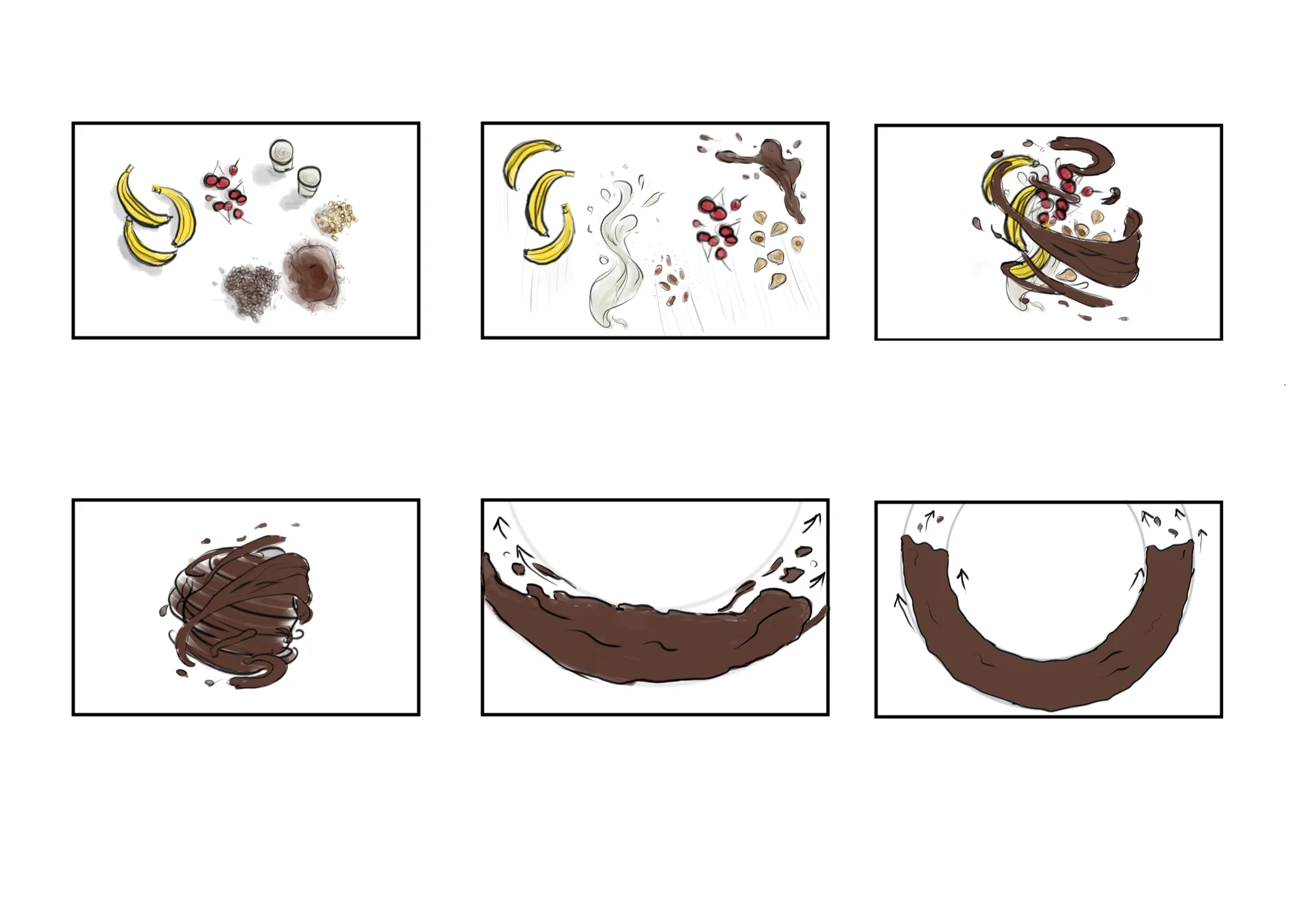 BPR Choco, storyboard: ideazione visiva